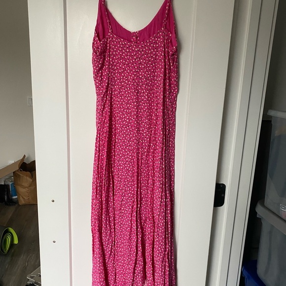 Rolla's Midsummer's Midi Tulip Dress Hot Pink - Picture 4 of 6